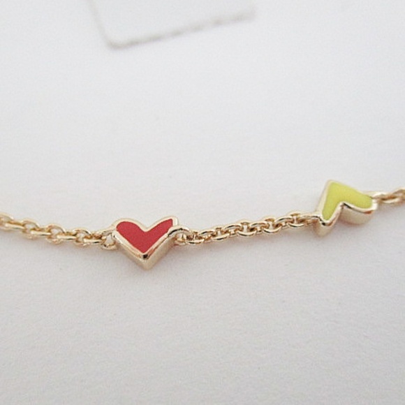 KENDRA SCOTT - Haven Heart Gold Strand Necklace in Multi Mix - Picture 3 of 6